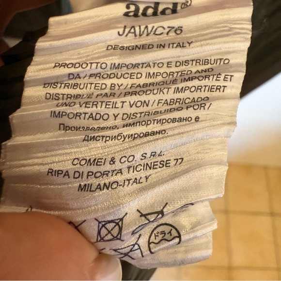 ADD Milano Women's Olive Green Pleated Lightweight Jacket - Picture 7 of 12